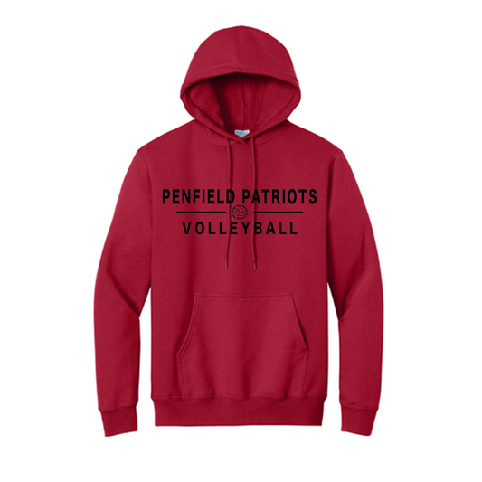 Volleyball Unisex Hooded Sweatshirt XL-4XL