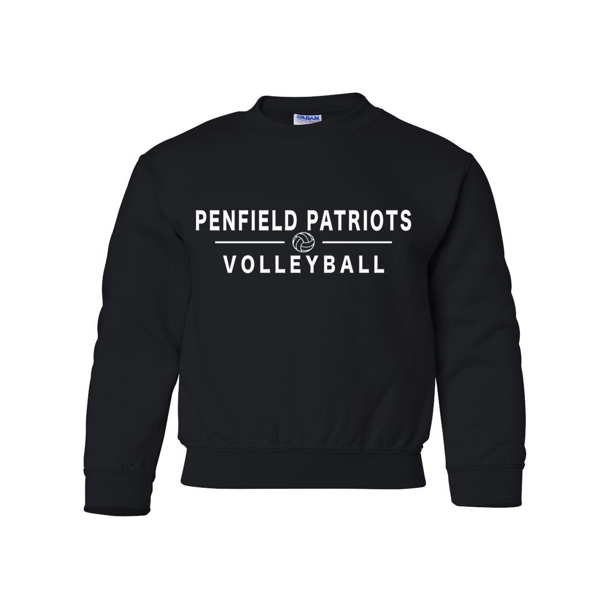 Volleyball Youth Crewneck Sweatshirt