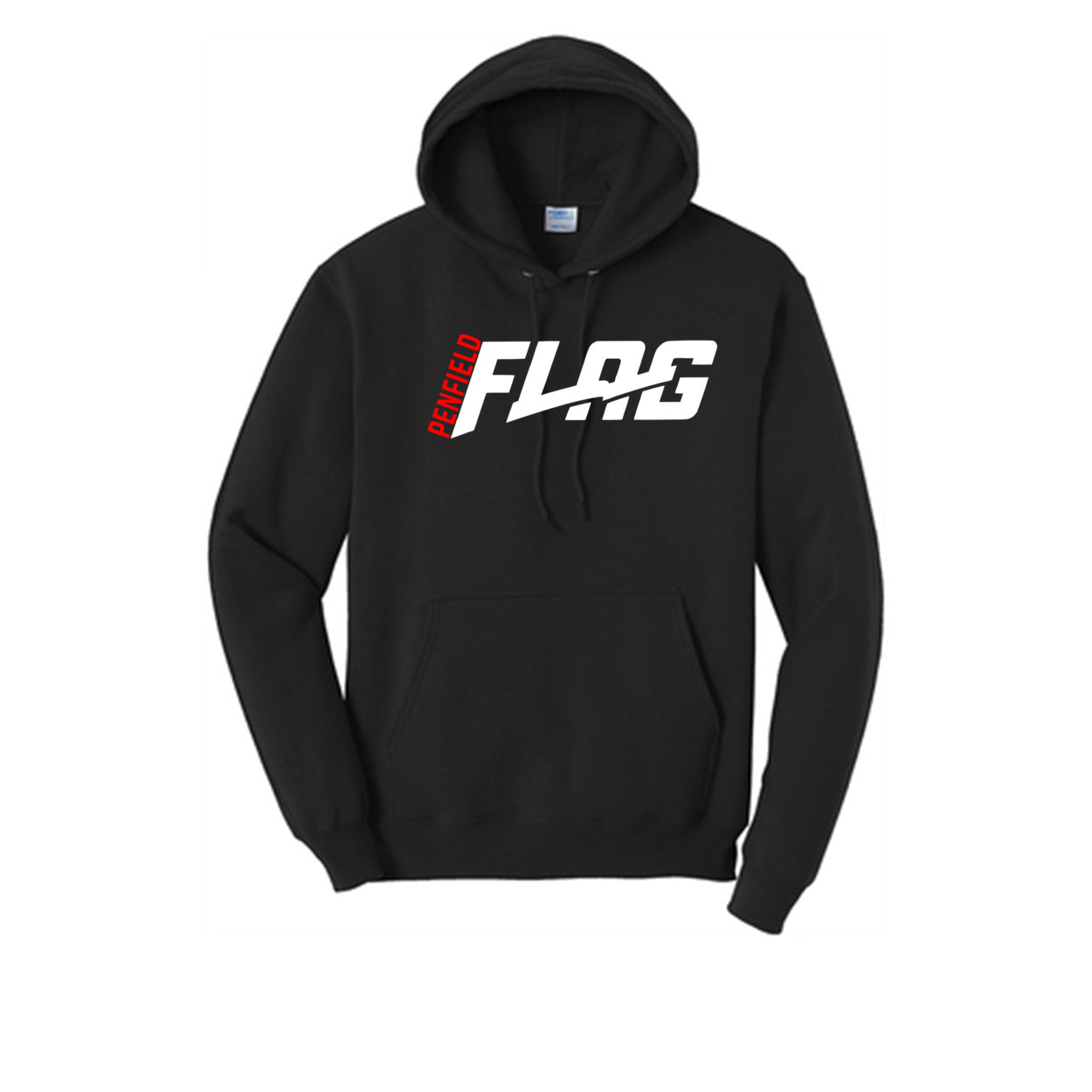 Flag Football Unisex Hooded Sweatshirt