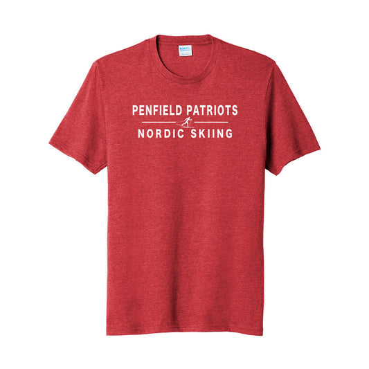 Nordic Skiing Unisex Cotton T-Shirt