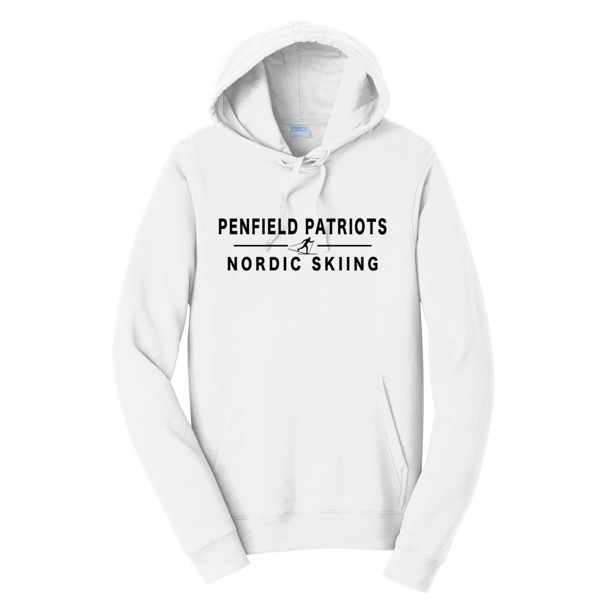 Nordic Skiing Unisex Hooded Sweatshirt